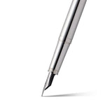 Yard O Led Viceroy Standard Plain Sterling Silver Fountain Pen