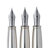 Yard O Led Viceroy Standard Plain Sterling Silver Fountain Pen