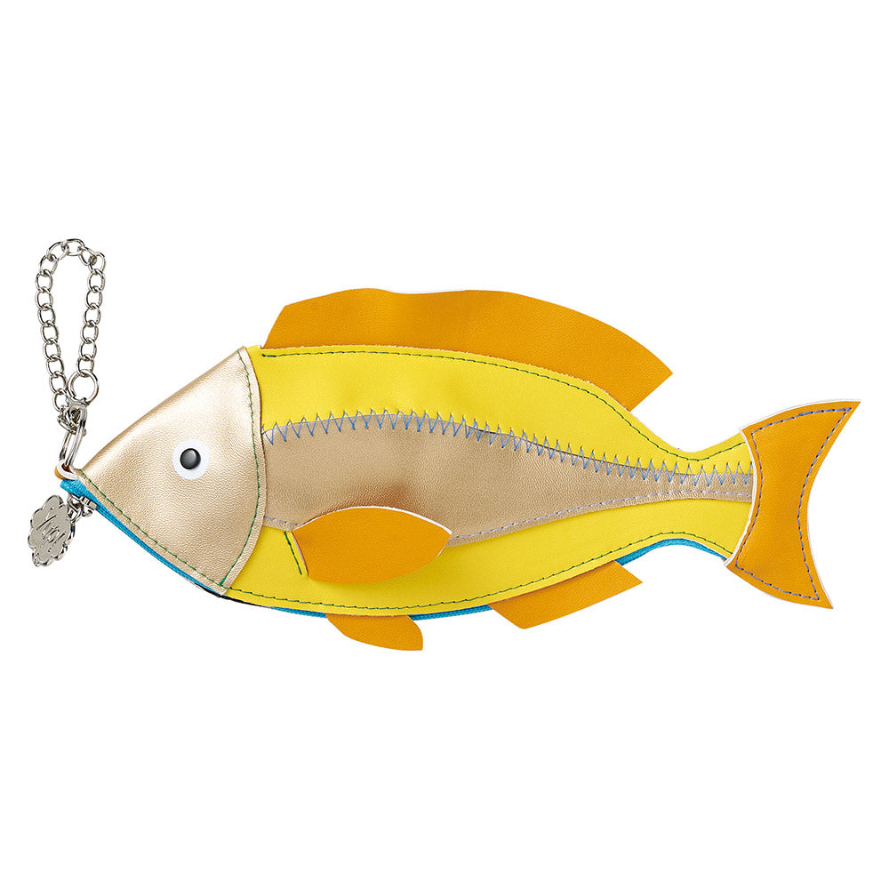 Yup! Pencil Case Pen Pouch Fish Yellow