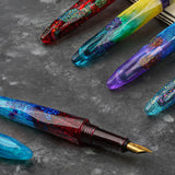 Benu Briolette Fountain Pen Fiery Azure
