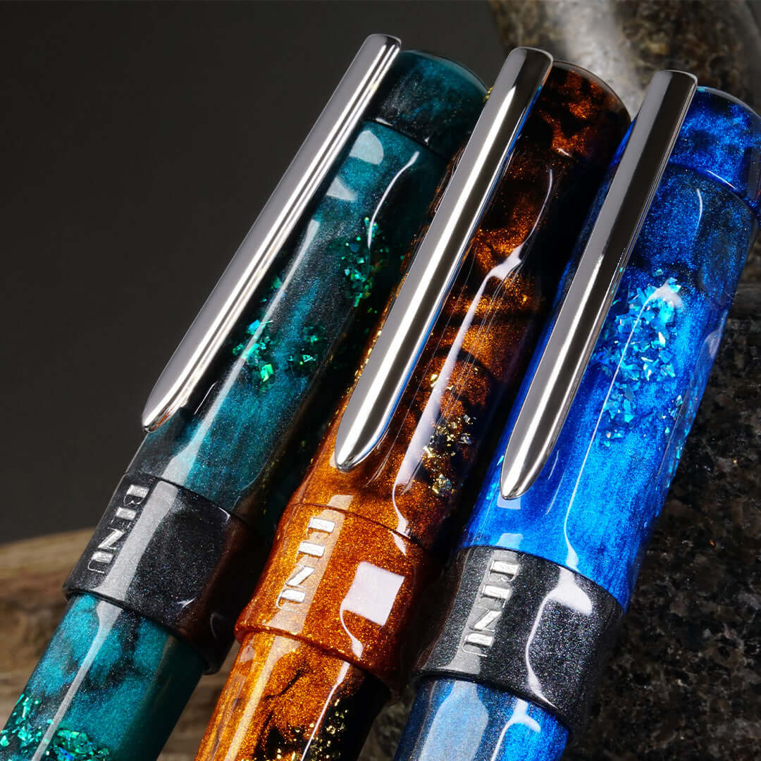 Benu Talisman Fountain Pen Cat's Eye by Benu at Cult Pens
