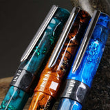 Benu Talisman Fountain Pen Hawk's Eye by Benu at Cult Pens