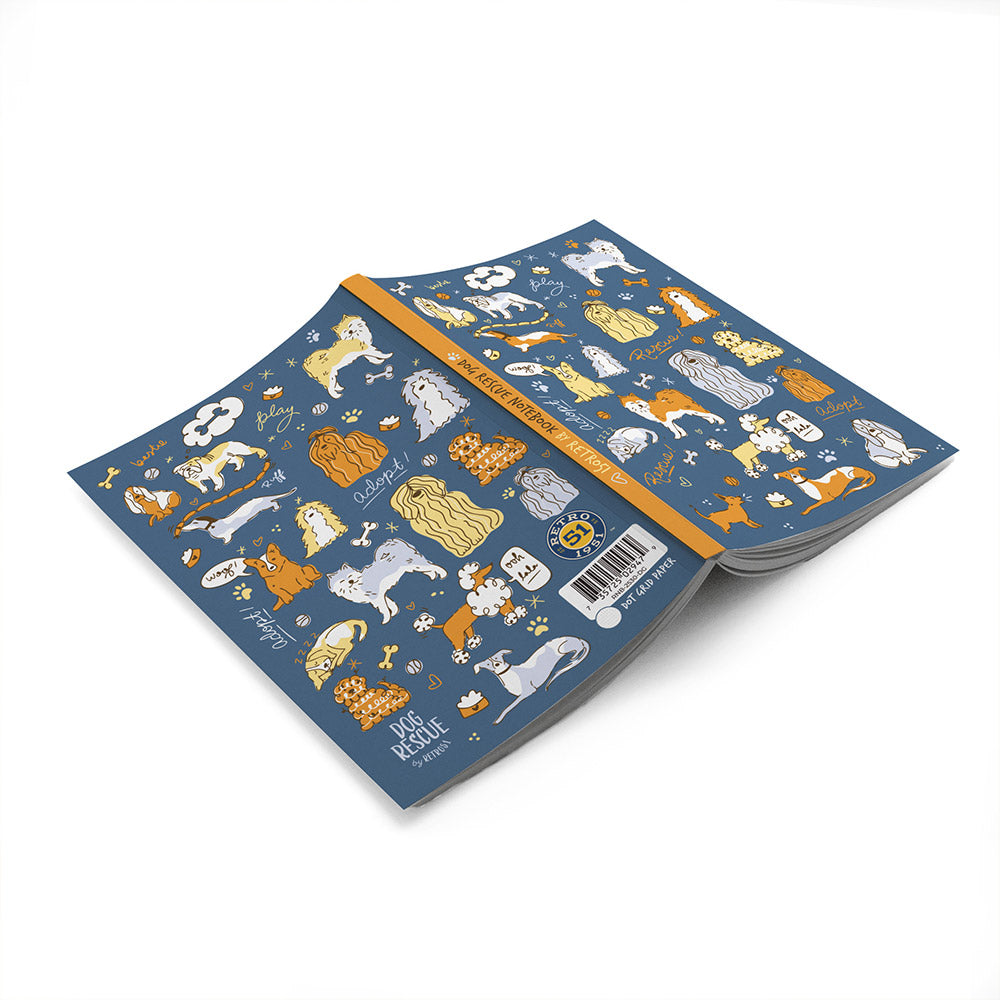 Retro 51  Denik Notebook Dog Rescue #6