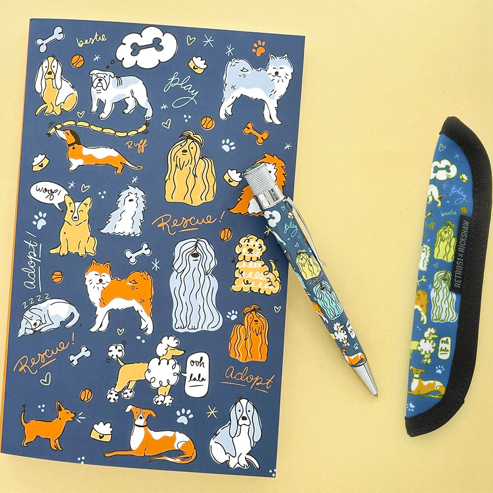 Retro 51 x Rickshaw Dog Rescue Series 6 Pen Sleeve Single