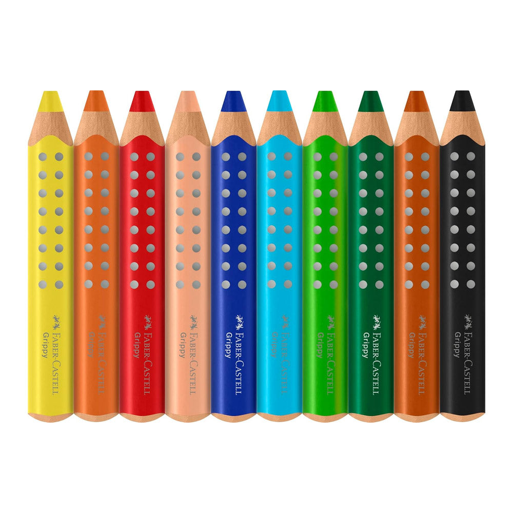 Faber-Castell Grippy Colour Pencil Set Of 10