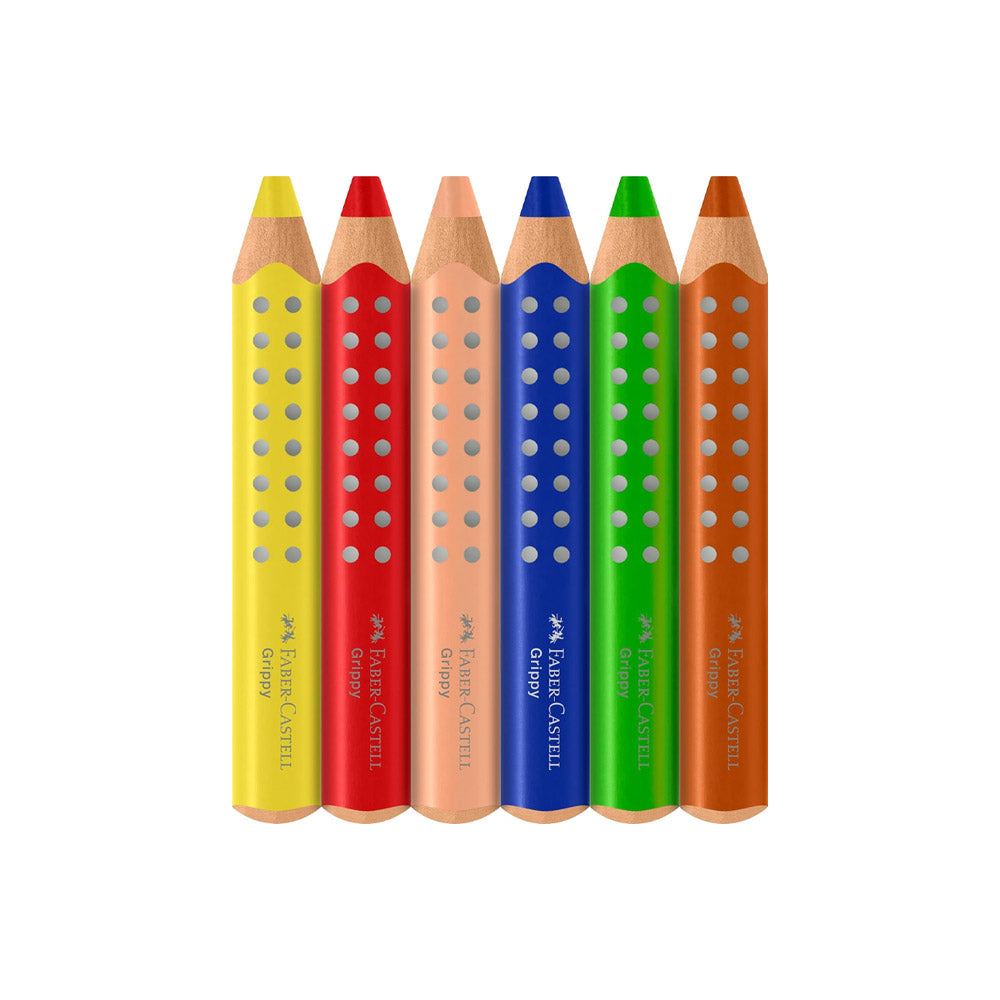 Faber-Castell Grippy Colour Pencil Set Of 6