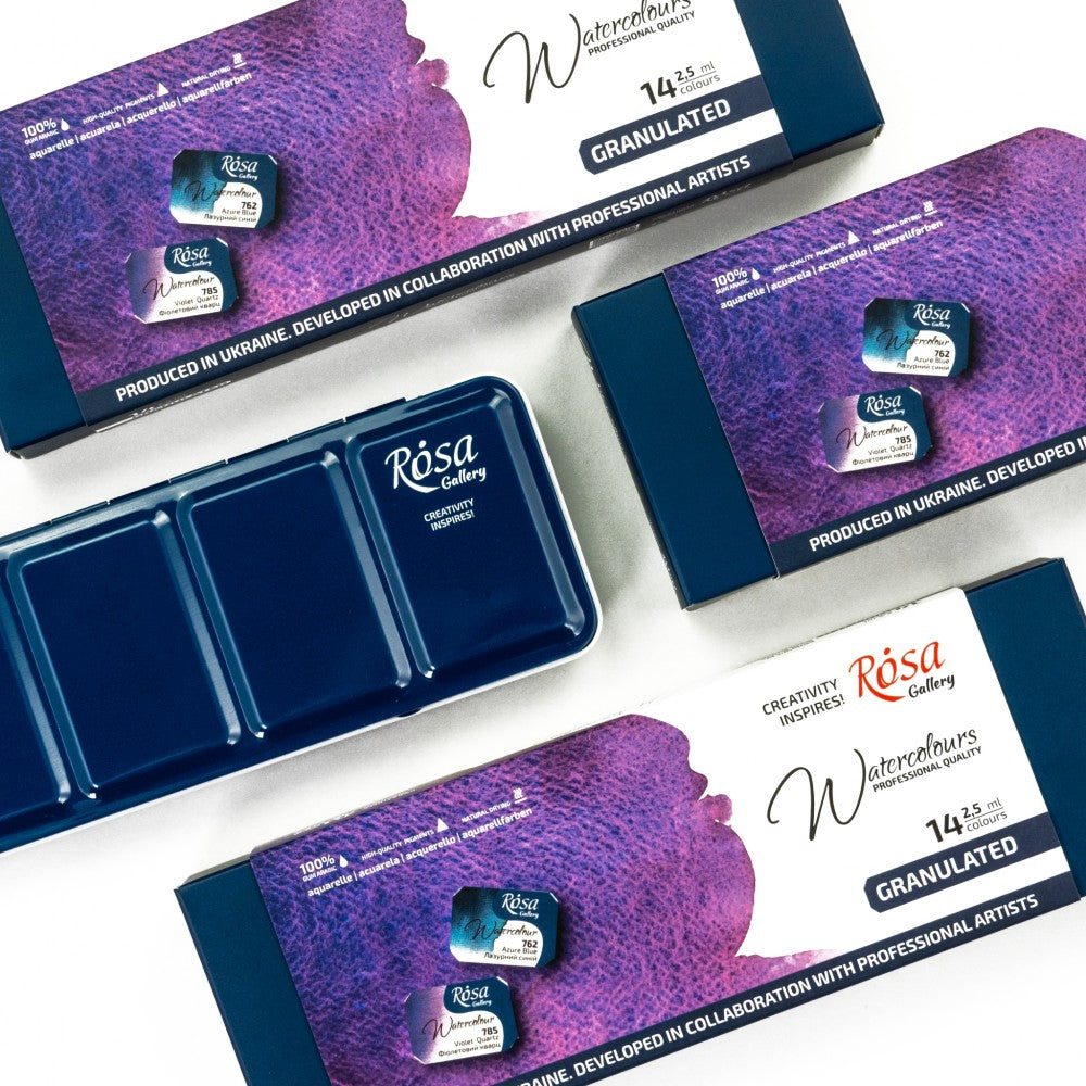 Rosa Watercolour Full Pan Granulated Set of 14