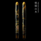 Namiki Yukari Royale Fountain Pen Night Scene of Pavilion Broad