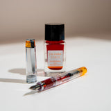 Pilot Prera Fountain Pen Transparent with Orange Trim