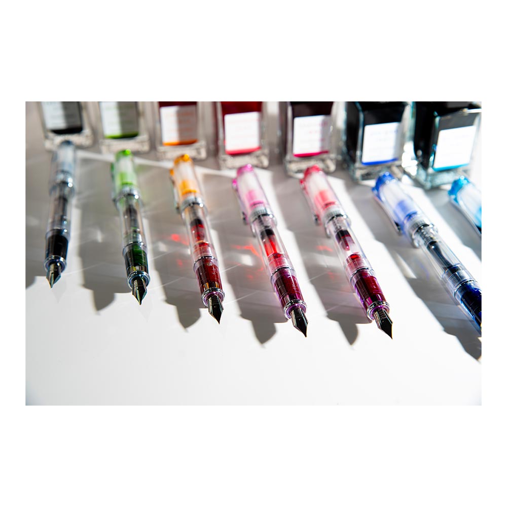 Pilot Prera Fountain Pen Transparent with Light Green Trim