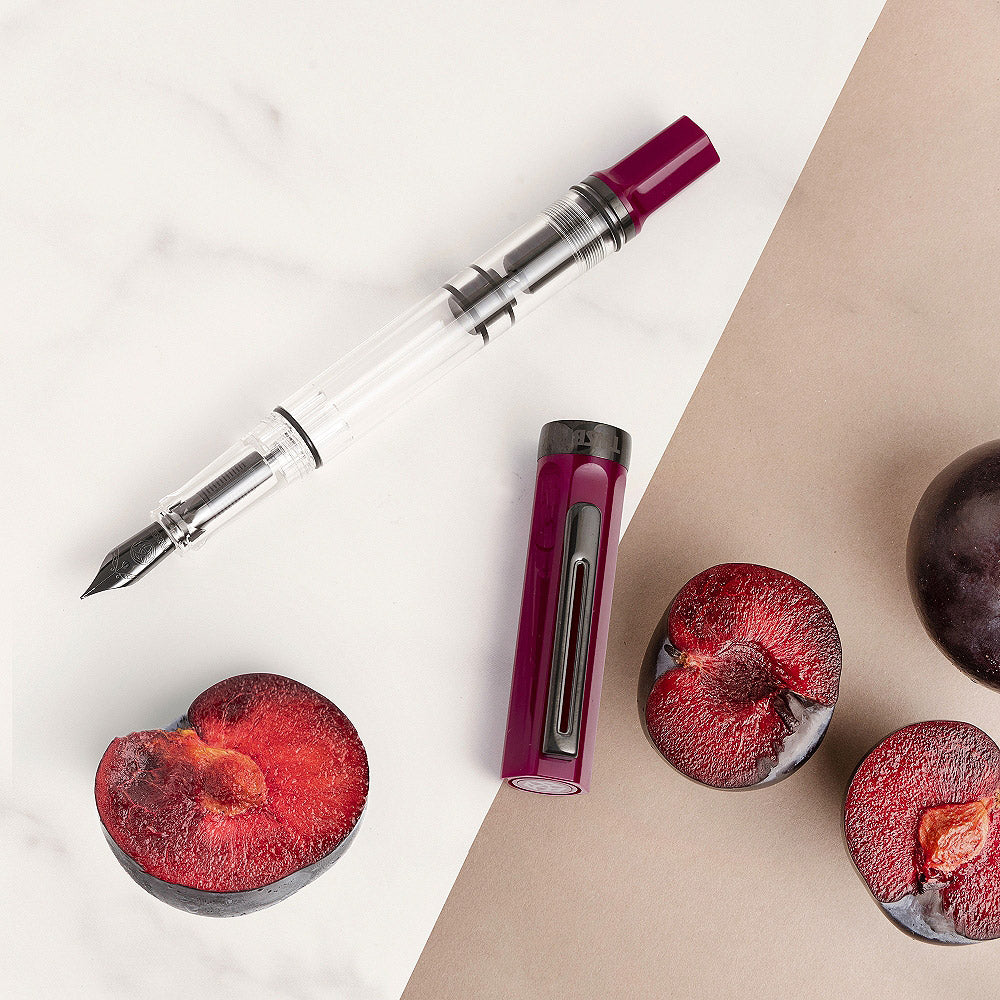 TWSBI Eco Fountain Pen Plum with Onyx