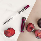TWSBI Eco Fountain Pen Plum with Onyx
