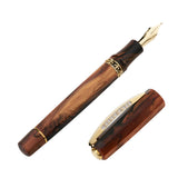 Visconti Medici Radica DS Yellow Gold Fountain Pen