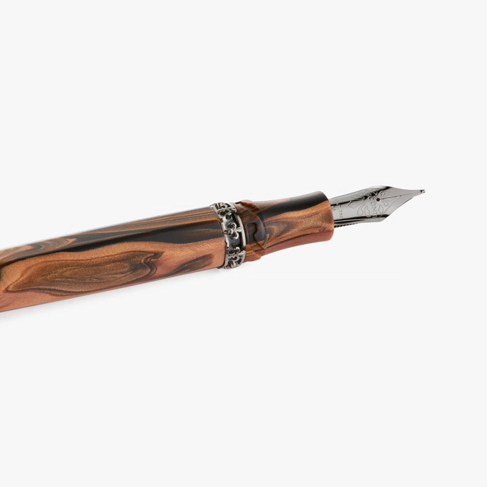 Visconti Medici Radica DS Ruthenium Fountain Pen