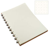 Atoma Pur Disc-Bound Refillable A4 Notebook Natural Leather by Atoma at Cult Pens
