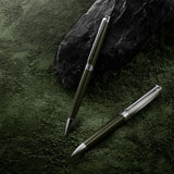 Caran d'Ache Leman Slim Terre d'Ombre Ballpoint Pen by Caran d'Ache at Cult Pens