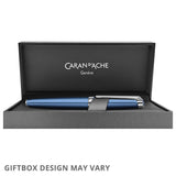 Caran d'Ache Leman Grand Blue Fountain Pen by Caran d'Ache at Cult Pens