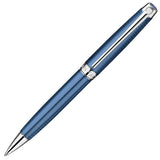 Caran d'Ache Leman Grand Blue Ballpoint Pen by Caran d'Ache at Cult Pens