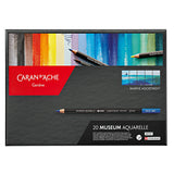 Caran d'Ache Museum Aquarell Watercolour Pencil Box of 20 Marine by Caran d'Ache at Cult Pens
