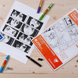 Clairefontaine Manga Illustrations pad A5 50 Sheets by Clairefontaine at Cult Pens