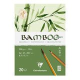 Clairefontaine Glued Pad 20 Sheets Bamboo A4 by Clairefontaine at Cult Pens