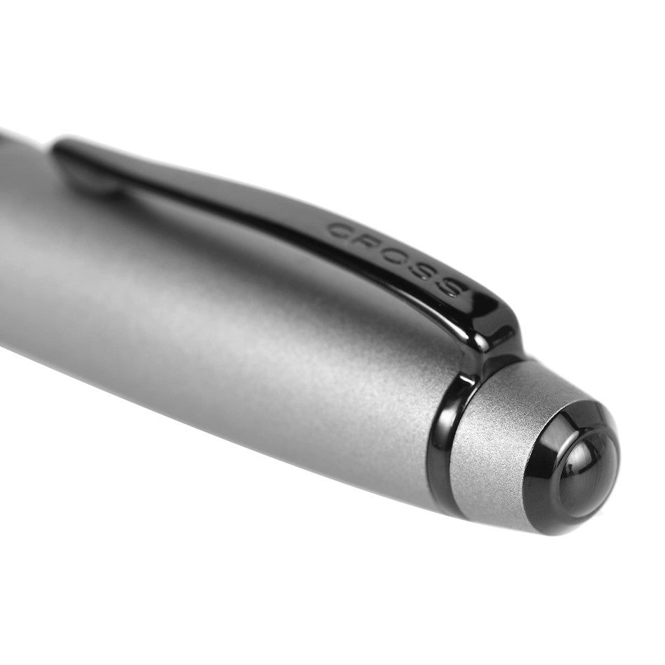Cross Bailey Rollerball Pen Grey Lacquer with Black Trim by Cross at Cult Pens