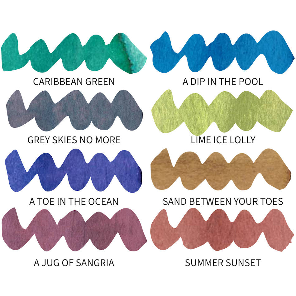Cult Pens Summer Fountain Pen Ink by Diamine 80ml by Diamine at Cult Pens