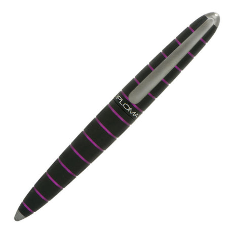 Diplomat Elox Fountain Pen Ring Black/Purple by Diplomat at Cult Pens