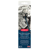 Derwent Watersoluble Graphite Sketching Pencil Tin of 6 by Derwent at Cult Pens
