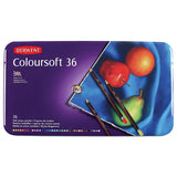 Derwent Coloursoft Coloured Pencil Tin of 36 by Derwent at Cult Pens