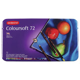 Derwent Coloursoft Coloured Pencil Tin of 72 by Derwent at Cult Pens