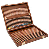 Derwent Lightfast Coloured Pencils Wooden Box of 48 by Derwent at Cult Pens