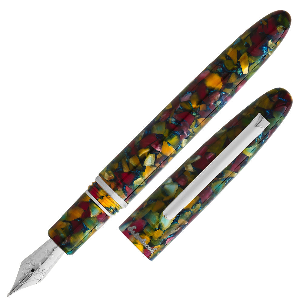 Esterbrook Estie Fountain Pen Botanical Gardens Palladium Custom Scribe Nib by Esterbrook at Cult Pens