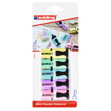 edding 7 Mini Highlighter Pastel Assorted Set of 5 by edding at Cult Pens