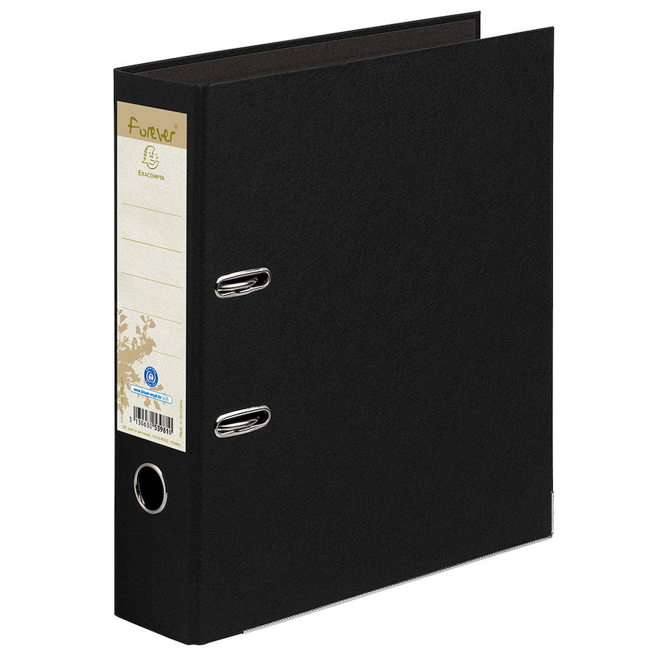 Exacompta Forever Prem'Touch Lever Arch Folder A4 Black by Exacompta at Cult Pens