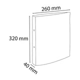 Exacompta Eterneco Ringbind Folder 2 Ring A4 by Exacompta at Cult Pens
