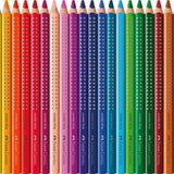 Faber-Castell Jumbo Grip Coloured Pencil Metal Tin of 16 by Faber-Castell at Cult Pens
