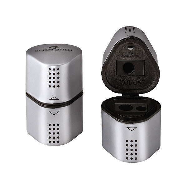 Faber-Castell Trio Sharpener Silver by Faber-Castell at Cult Pens