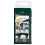 Faber-Castell Pitt Artist Brush Pen Set of 6 by Faber-Castell at Cult Pens