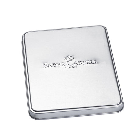 Faber-Castell Empty Tin Box for 2 Pens, Ink and Converter by Faber-Castell at Cult Pens