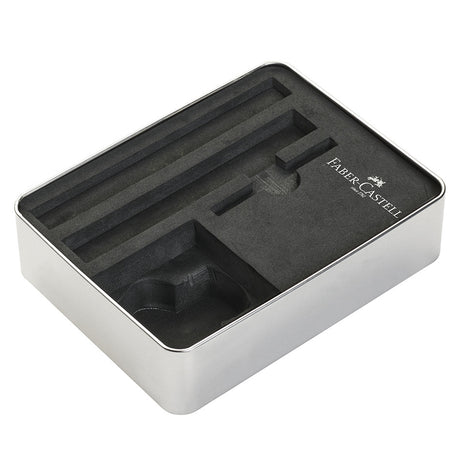 Faber-Castell Empty Tin Box for 2 Pens, Ink and Converter by Faber-Castell at Cult Pens