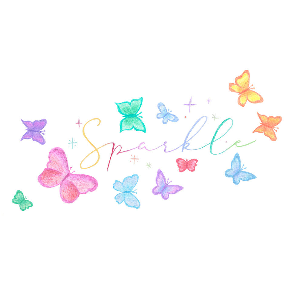 Faber-Castell Colour Pencil Sparkle Tin of 12 by Faber-Castell at Cult Pens