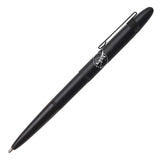 Fisher Space Pen Bullet Ballpoint Pen with Clip Matte Black with NASA Meatball Logo by Fisher Space Pen at Cult Pens