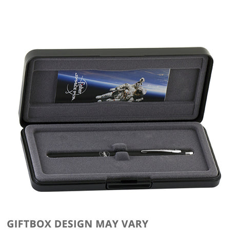 Fisher Space Pen Shuttle Retractable Ballpoint Pen Matte Black with NASA Meatball Logo by Fisher Space Pen at Cult Pens