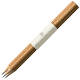 Graf von Faber-Castell Guilloche Colours Pencil Set of 3 Cognac by Graf von Faber-Castell at Cult Pens