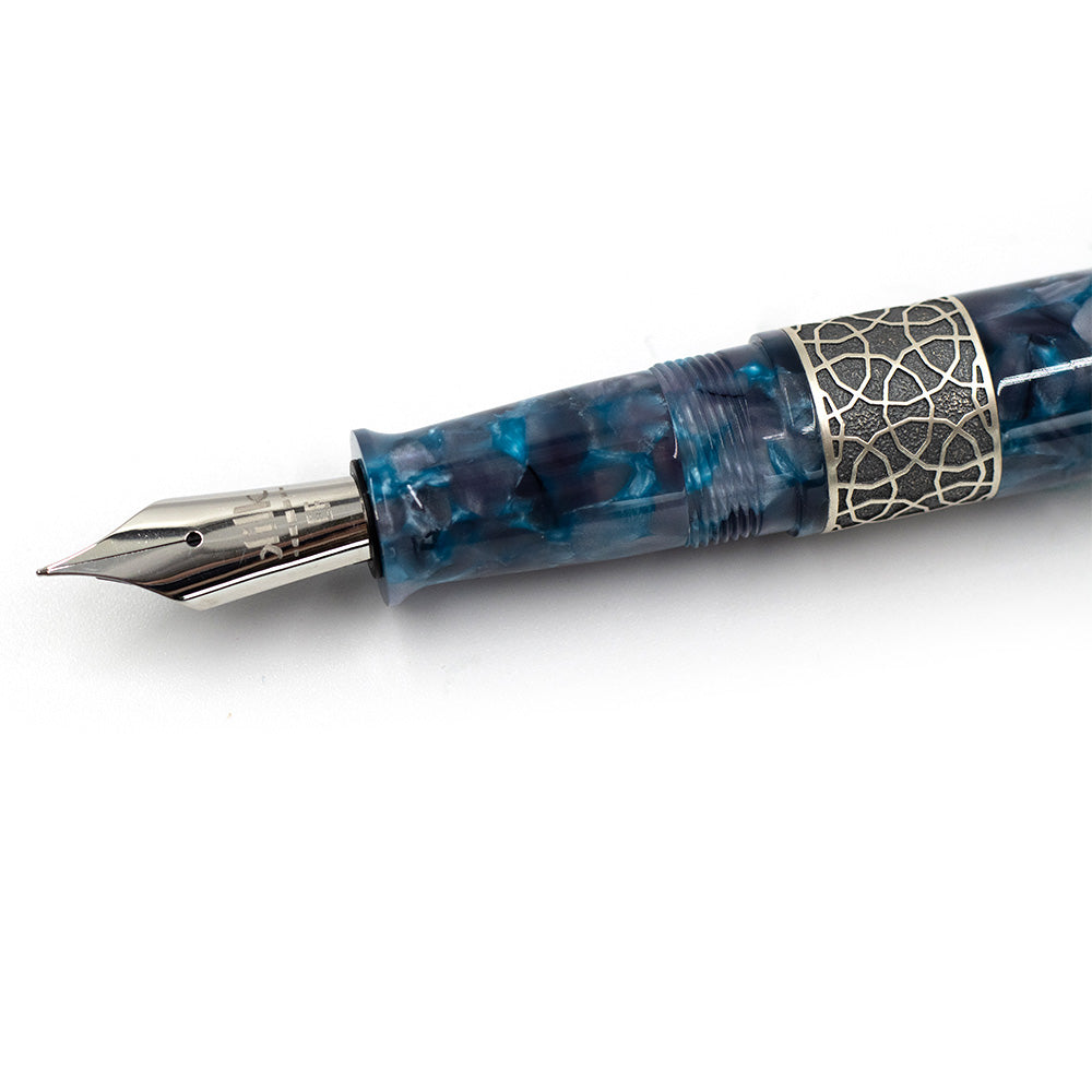 Kilk Celestial Fountain Pen Blue Chipped by Kilk at Cult Pens