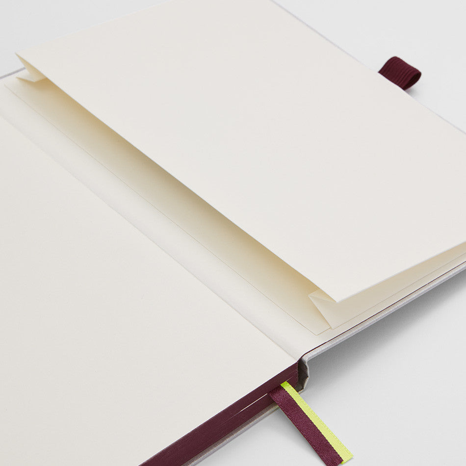 LAMY paper Notebook Hardcover A6 Black Purple Trim by LAMY at Cult Pens