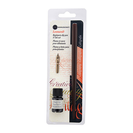 Manuscript Dip Pen Round Hand Nib and Ink Set by Manuscript at Cult Pens