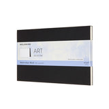Moleskine Art Plus Watercolour Block Large Notebook 130x210 Black by Moleskine at Cult Pens