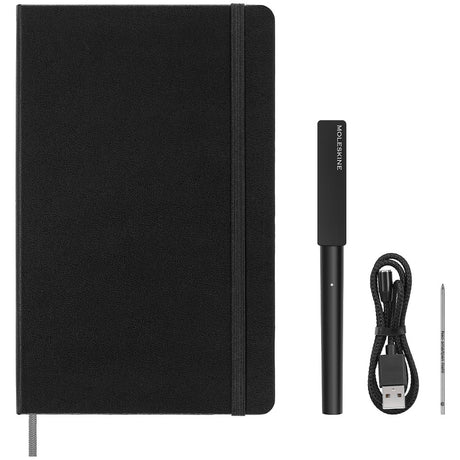 Moleskine Smart Writing SWS Pen 3 Writing Set and Smart Notebook Black by Moleskine at Cult Pens
